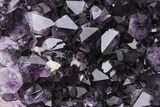 Deep-Purple Amethyst Wings on Metal Stand - Large Crystals #209260-11